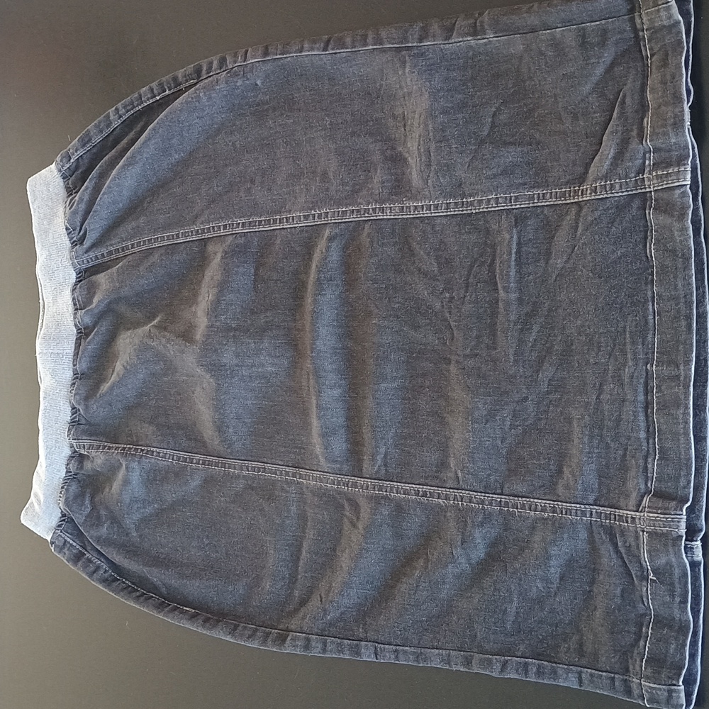 Be Girl Black Denim Midi Skirt size S